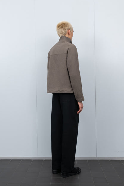 Lady White AW23 Textured Track Jacket (Deep Cement)