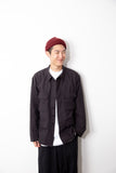 By R AW20 Linen Military Jacket
